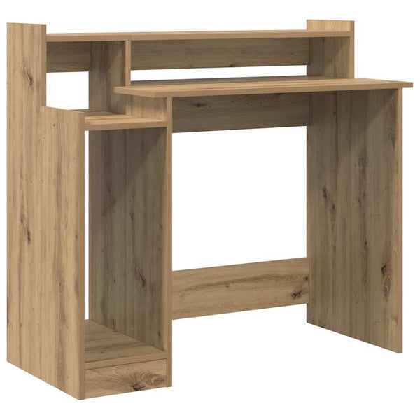 Schreibtisch Artisan Eiche mit LED