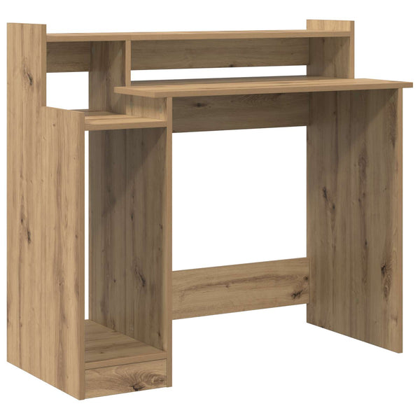 Schreibtisch Artisan Eiche mit LED