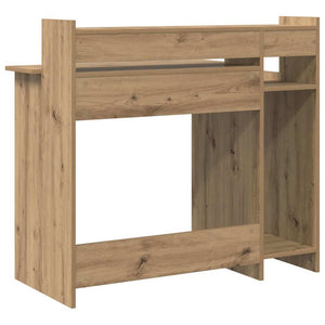 Schreibtisch Artisan Eiche mit LED