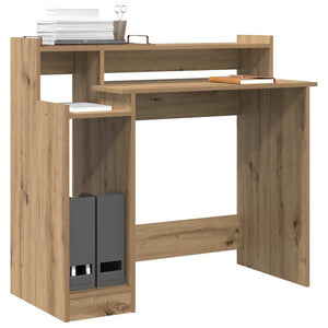 Schreibtisch Artisan Eiche mit LED