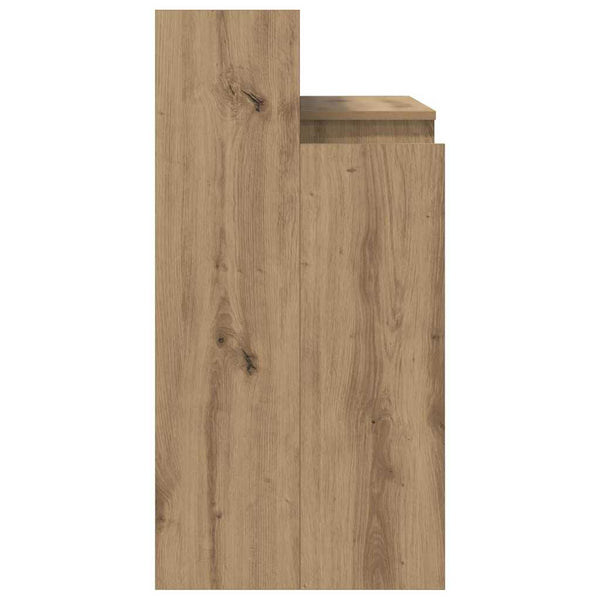 Schreibtisch Artisan Eiche mit LED