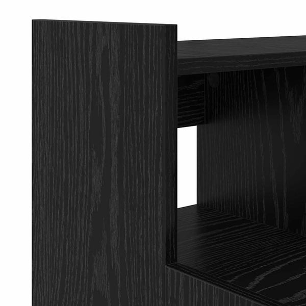 Schreibtisch Schwarz Eichenoptik 97cm