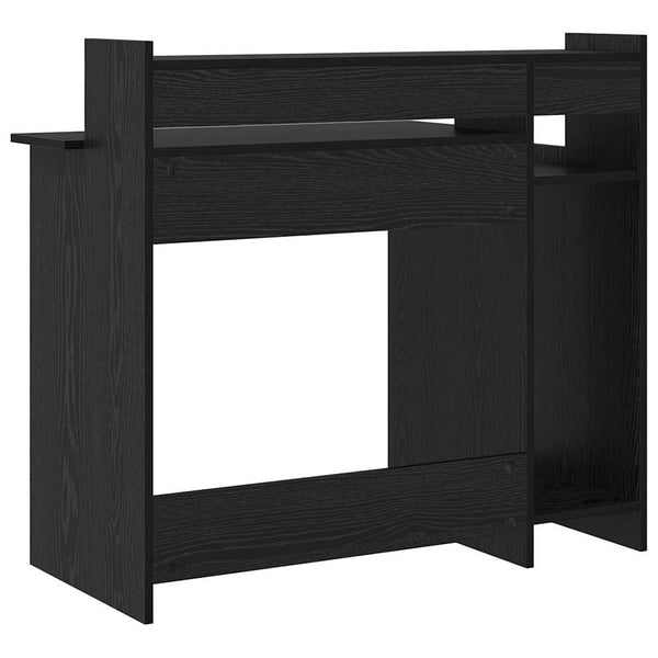 Schreibtisch Schwarz Eichenoptik 97cm