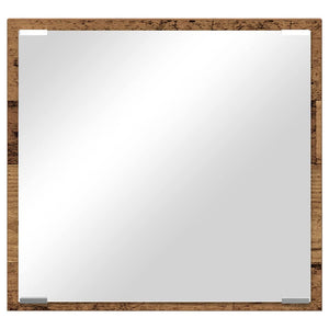 LED Badezimmerspiegel Altholz 40cm
