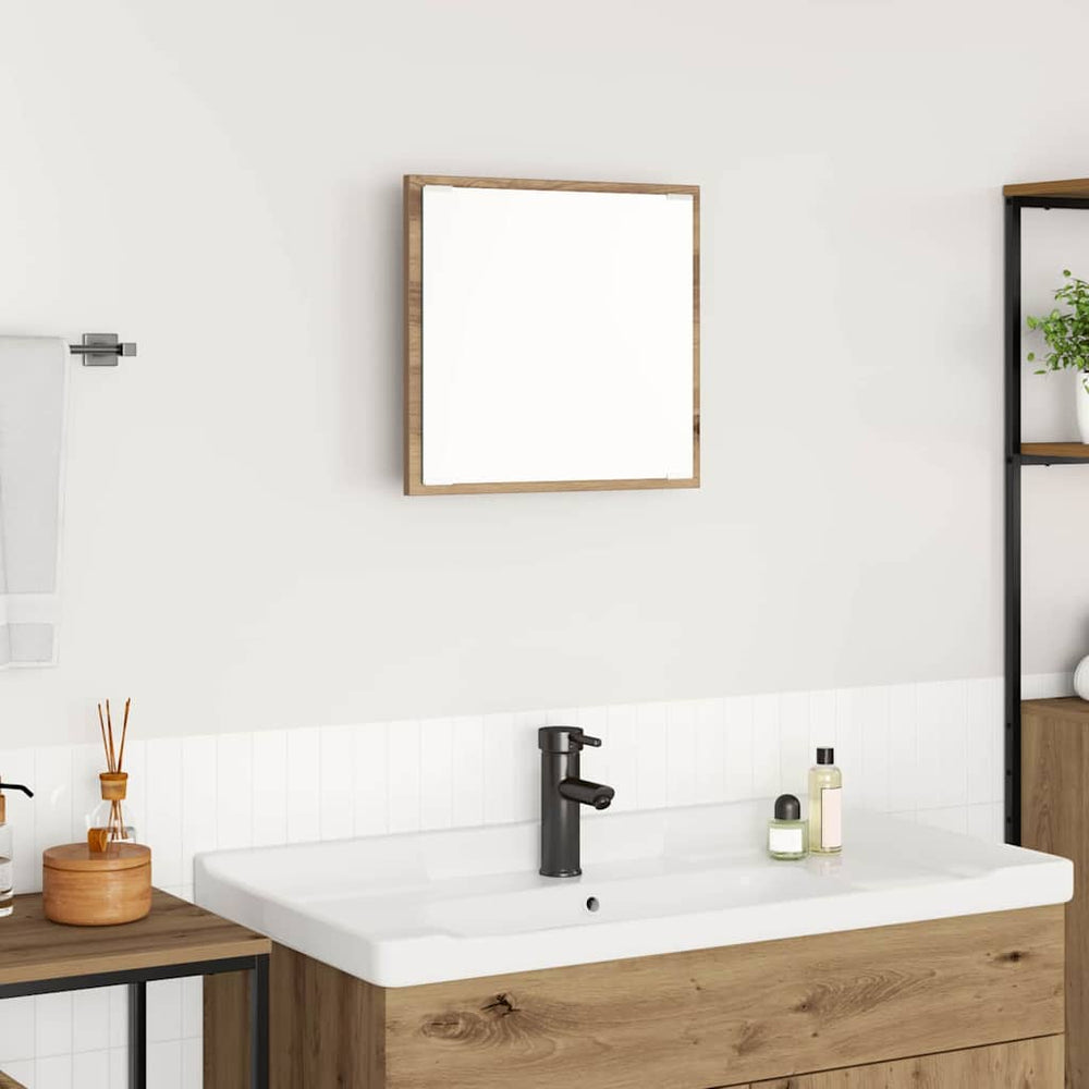 LED-Badezimmerspiegel Artisan-Eiche 40cm