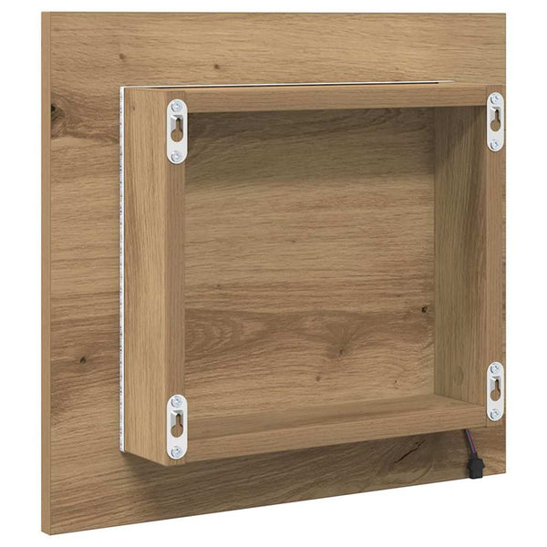 LED-Badezimmerspiegel Artisan-Eiche 40cm