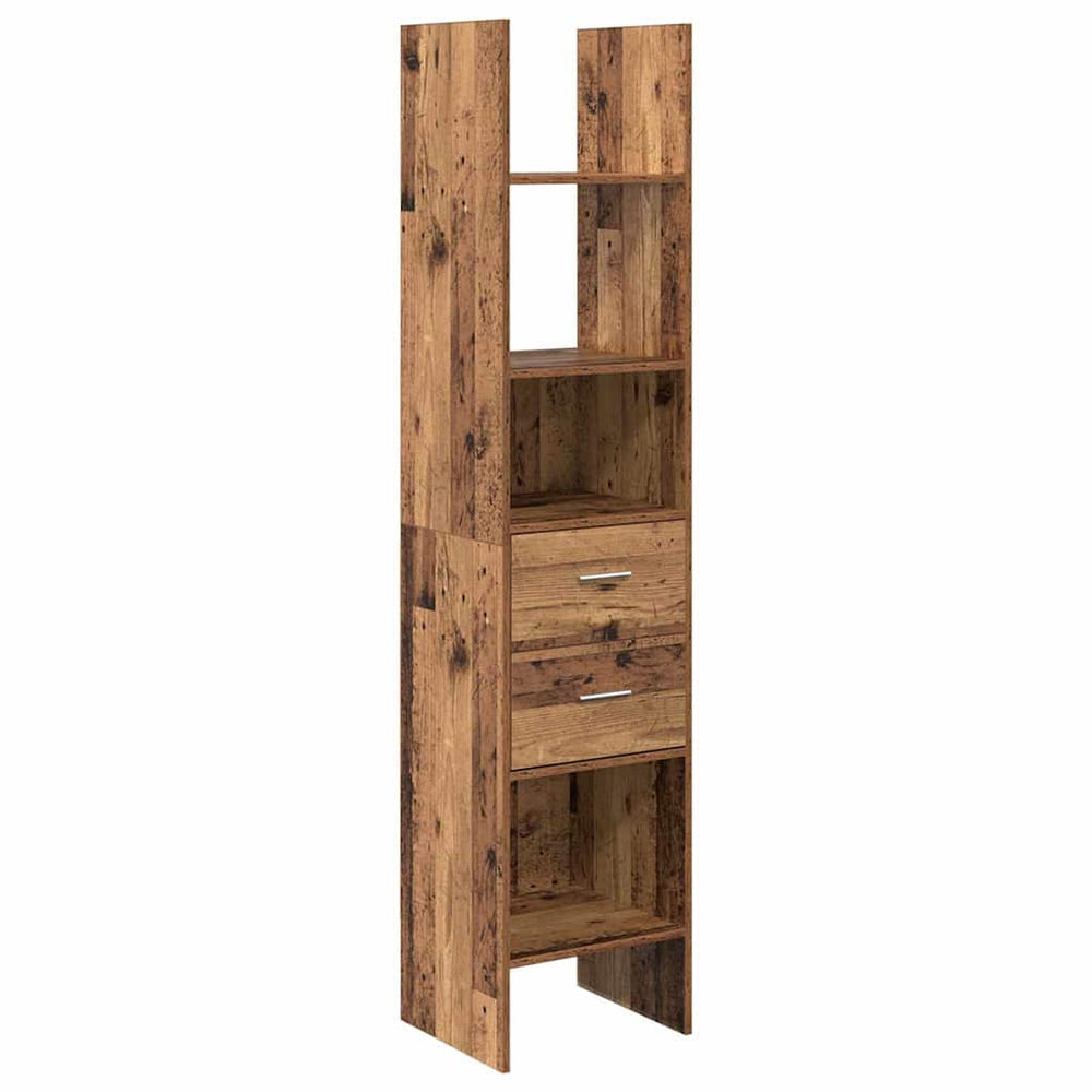 Bücherregal Altholz 40x35x180 cm