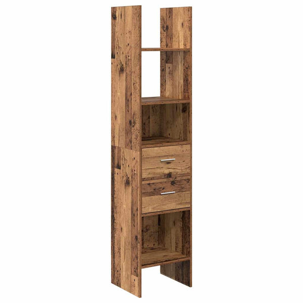 Bücherregal Altholz 40x35x180 cm