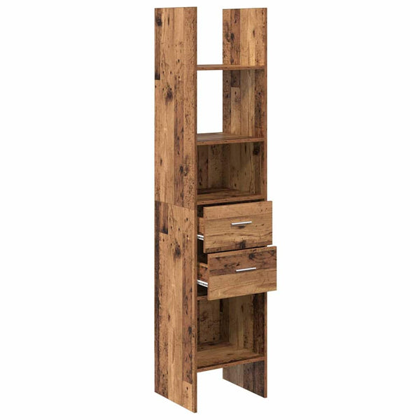 Bücherregal Altholz 40x35x180 cm
