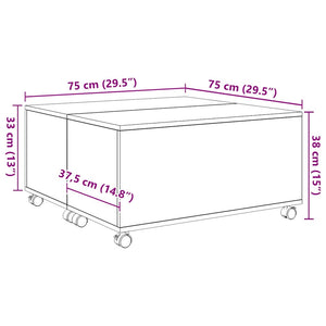 Couchtisch Artisan Eiche 75x75 cm