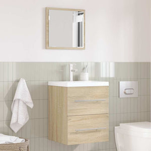 Badezimmermöbel Set Braun mit Schubladen