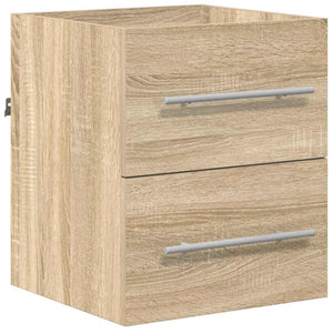 Badezimmermöbel Set Braun mit Schubladen