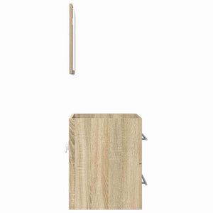 Badezimmermöbel Set Braun mit Schubladen