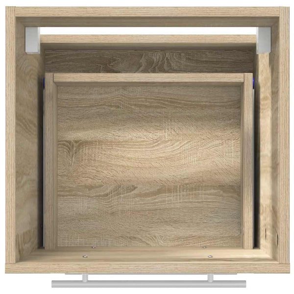 Badezimmermöbel Set Braun mit Schubladen