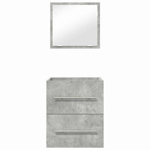 Graues Badezimmermöbel-Set