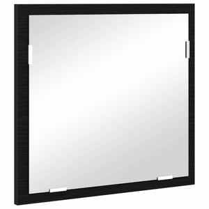 Schwarzes Badezimmermöbel-Set mit Schubladen