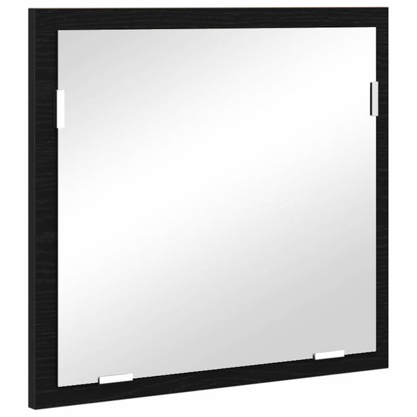 Schwarzes Badezimmermöbel-Set mit Schubladen