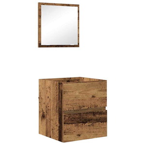 vidaXL Meuble de salle de bain en bois recyclé 41 x 38,5 x 45 cm bois d'ingénierie