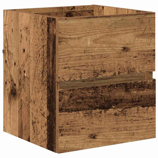 vidaXL Meuble de salle de bain en bois recyclé 41 x 38,5 x 45 cm bois d'ingénierie