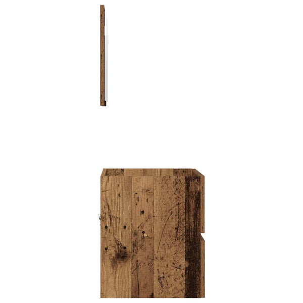 vidaXL Meuble de salle de bain en bois recyclé 41 x 38,5 x 45 cm bois d'ingénierie