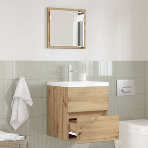 Badezimmerschrank Artisan Eiche mit Spiegel