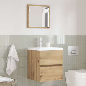 Badezimmerschrank Artisan Eiche mit Spiegel