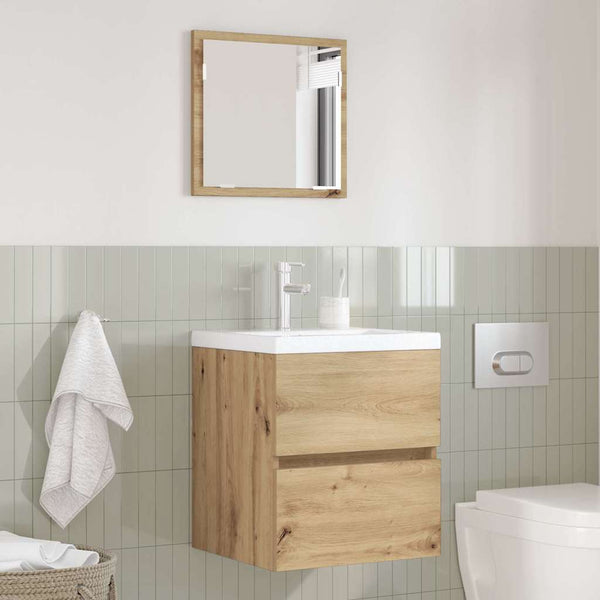 Badezimmerschrank Artisan Eiche mit Spiegel