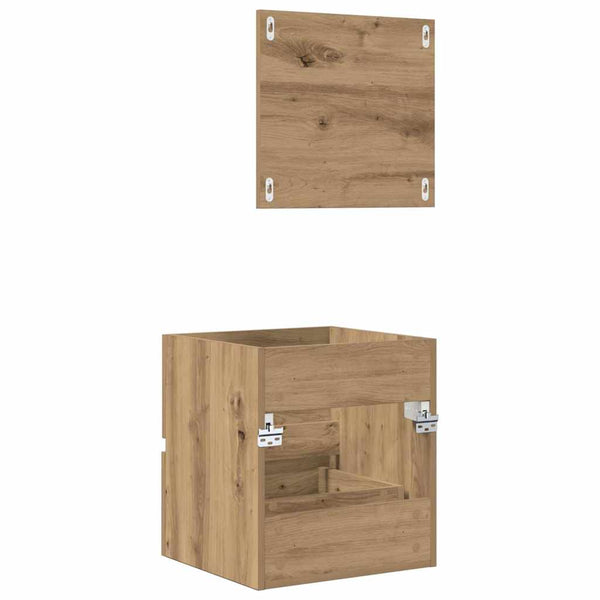 Badezimmerschrank Artisan Eiche mit Spiegel