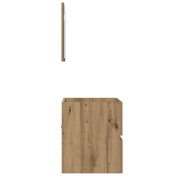 Badezimmerschrank Artisan Eiche mit Spiegel