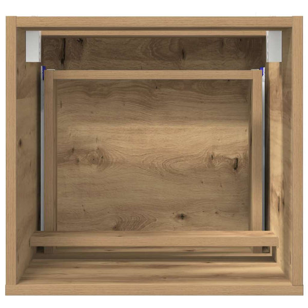 Badezimmerschrank Artisan Eiche mit Spiegel