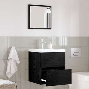 Badezimmerschrank Schwarz Eiche 41x38,5x45cm