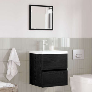 Badezimmerschrank Schwarz Eiche 41x38,5x45cm