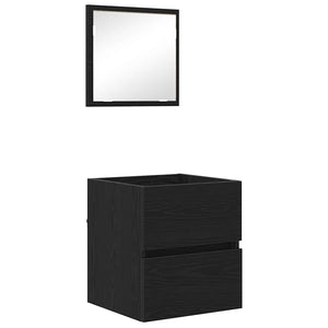 Badezimmerschrank Schwarz Eiche 41x38,5x45cm