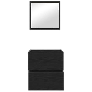 Badezimmerschrank Schwarz Eiche 41x38,5x45cm
