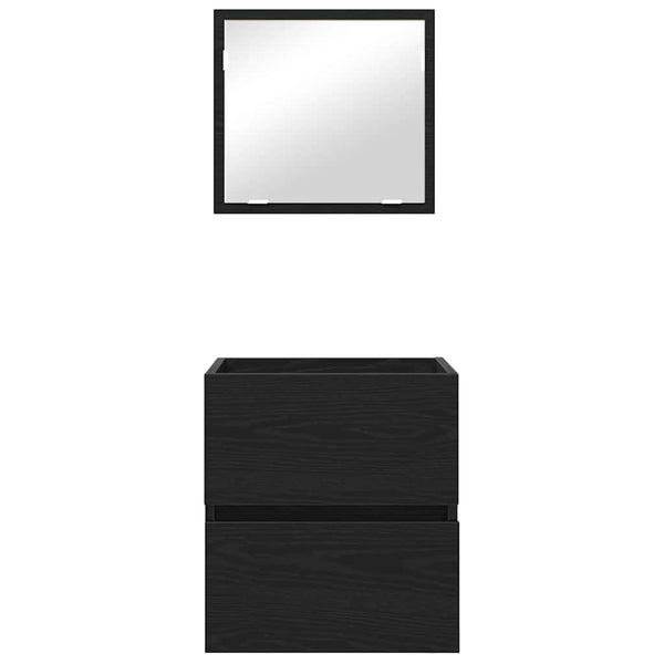 Badezimmerschrank Schwarz Eiche 41x38,5x45cm