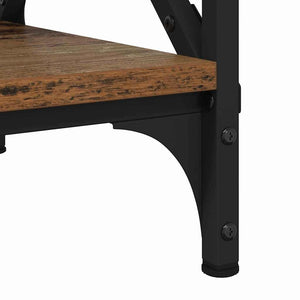 vidaXL Table basse en bois de récupération 80 x 45 x 45,5 cm en bois d'ingénierie