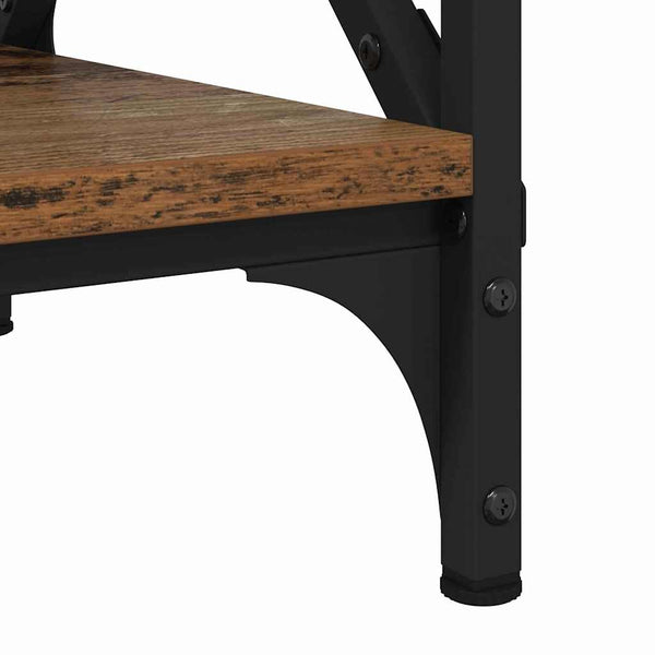 vidaXL Table basse en bois de récupération 80 x 45 x 45,5 cm en bois d'ingénierie