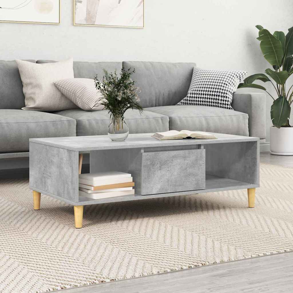 Couchtisch Beton Grau 102x55 cm