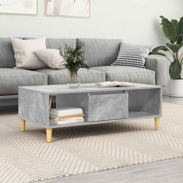 Couchtisch Beton Grau 102x55 cm