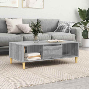 Couchtisch Sonoma Grau 102x55 cm