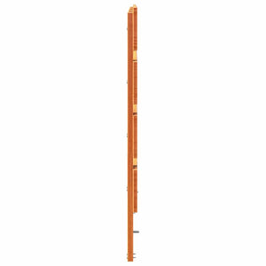 Kopfteil Wachsbraun 200,5cm Kiefer Massivholz