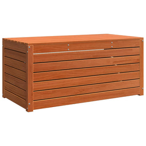 Wachsbraune Aufbewahrungsbox aus Holz