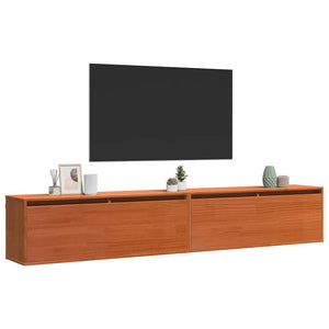Wandschrank mit Regal aus Kiefernholz