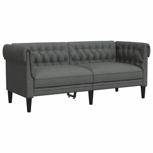 Dunkelgraue 3-teilige Wohnzimmer Couch
