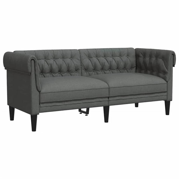 Dunkelgraue 3-teilige Wohnzimmer Couch