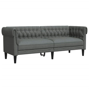 Dunkelgraue 3-teilige Wohnzimmer Couch