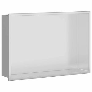 Edelstahl Duschnische Silber 45x30cm
