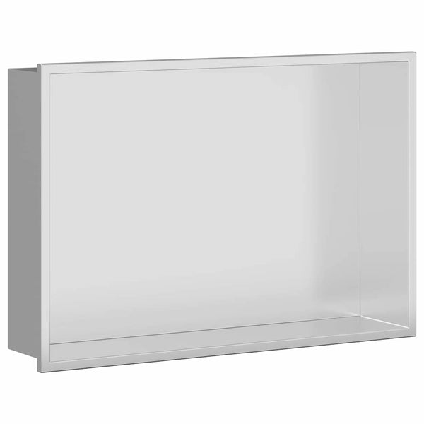 Edelstahl Duschnische Silber 45x30cm
