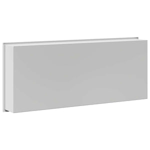 Weiße Duschnische Edelstahl 75x30x9,5cm