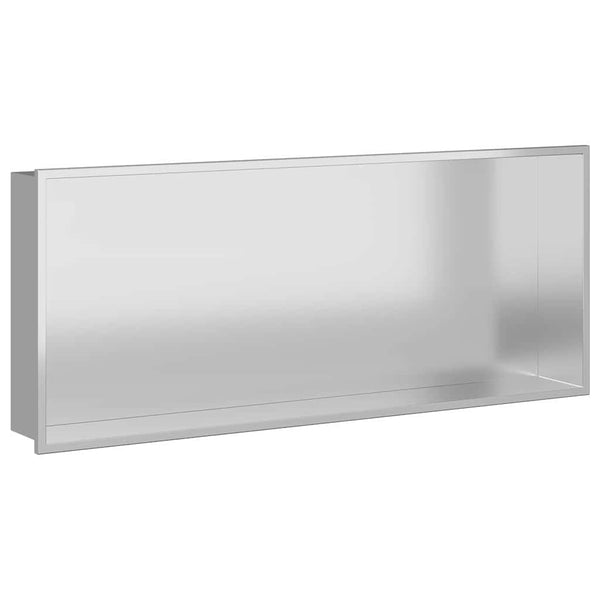 Edelstahl Duschnische Silber 75 cm